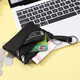 Jiemo Coin Brieftasche Frauen Leinwand Hand halten kleine Tasche Student Short Mini Wallet Card Bag Männer Reißverschluss Schlüsselmünze Militärgrün