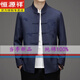 Hengyuanxiang Tang Anzug Herrenanzug langärmliger Frühlings- und Herbstanzug chinesischer Stil Dad Zhongshan Anzug Neuen chinesischen Stil mittleren Alters und ältere High-End-Kleidung Opa Grey (Single-Coat) M 170