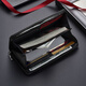 Jingxi men's long wallet 2025 new multi-card casual zipper wallet clutch large capacity mobile coin wallet men's long wallet [black]