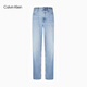 Calvin KleinJeans【凉感】【复刻90系列】25春夏女ck复古直筒牛仔裤47AB719