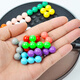 Inteligencia Desarrollo de la piramidal Inteligencia Magia Bead Los juguetes de entrenamiento de pensamiento lógico de los niños Juguetes Día del Día de los Niños Magia Magia Bead 6 (1348 Preguntas E-Libro)