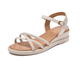 Yierkang Prince Sandales plates en cuir authentiques pour les femmes en 2025 Été Nouvelles chaussures à un bouton non glissantes polyvalentes et à la mode sans glissement pour les femmes qui ne sont pas fatiguées depuis longtemps. 688 Black 35 Taille standard