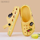 Zapatos Skonwat Hole para niñas zapatillas de playa de cabeza grande para niños zapatos de jardín sin deslizamiento para zapatos para niños para zapatos a la deriva para el tamaño blanco 33