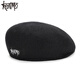 Kenmer beret men's and women's wool warm Wang Jiaer's same style bud backward hat gift black one size