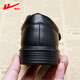 Huili boys' leather shoes campus performance shoes casual versatile little gentleman British etiquette children's shoes 0052 black 31
