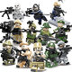 Woma building blocks Woma compatible building blocks police 12 models Army figures 6-12 years old children's educational assembly toys C0 75028 Ultraman figures [12 models in the whole box] flash model