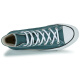 Converse Women's Zapatos gruesos de lienzo elevado zapatos deportivos CHUCK GREEN 2025 Nuevas zapatillas de zapatillas A12596c verde 36