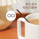 Forty Thousand Kilometers Coffee Stirring Stick Disposable Straw Stirring Stick Thin Straw Drink Hot Drink Stirring Tube Double Hole 200 Count