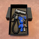 № 1 Feng Luxury New Machinery Bear Car Key Chain Key Chain Персонализированная пара мультфильм Сумка Creative Penne Ornament Black Machinery Bear + Плетная веревка для талии + буква [буква [