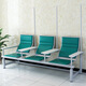 格诺瓦联排椅 机场椅输液椅子排椅 两人位带垫加橡木扶手绿色