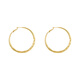 DL 1998 Fat Donglai same style 18k gold large hoop earrings large hoop earrings for women unique exaggerated temperament light luxury plain hoop earrings 18k gold color Möbius earrings