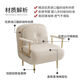Spurlot foldable sofa sofa bed dual-purpose cream single small apartment balcony living room multi-function telescopic double cloud off-white 68CM deer velvet leather sponge