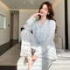 Xiangyaxin Valentinstag Geschenke an die besten Freunde der Mädchen praktische Nische High-End Sense Ice Silk Pyjamas an Freundin Geschenke an Freundin Geschenke an Frau 13533 White Gift Box XL