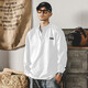 American retro heavy Henry shirt T-shirt for men's casual long-sleeved base shirt Ami Kaji work top men's clothing D502-Black Spring and Autumn Regular L Recommended 120-135Jin [Jin equals 0.5 kg]