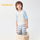 Balabala children's pajamas set spring and summer air conditioning suits for boys and girls home clothes for children small children 209225171201