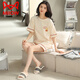 
Catman (MiiOW) pajamas for women, summer pure cotton shorts, sweet thin cotton casual student home clothing set YX7512 100 pure cotton 9856 M [Recommended 80-100Jin [Jin equals 0.5 kg] wear]