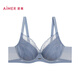 
Women's love underwear [Horizontal Cup] Spring and summer thin soft steel ring simple elephant hole bra AM13A701-80B