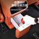 Zhongxiao is specially used for Huawei AITO Wenjie M9 car refrigerator fixed grid beverage cup holder protection silicone pad modification accessories refrigerator grid_2-piece set_4 cup holders amber brown