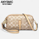 Anymic International Luxury Brand Temperament Ladies Pequeñas bolsas para mujeres 2024 Nuevas bolsas para mujeres de moda de verano marrón de alta gama (muñequeras)