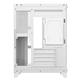 AOCCG391 sea view room case matx column-free panoramic side-transparent ITX computer main case high-value DIY desktop game e-sports 240 water-cooled white main case CG391W white + 3 ice 120 fans default positive leaf