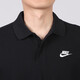 Sitio web oficial de Under Armour Polo oficial Ropa para hombres 2025 Summer Nuevo suelto de algodón de algodón de algodón de algodón de algodón puro FN3895-010/Confort de algodón puro/Negro S (165/84a)