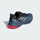 Adidas men's shoes 2025 summer TERREX outdoor hiking shoes hiking shoes running shoes low top cross-country casual sports shoes IH3880 Miracle Blue Gray 44