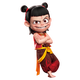 Nezha: Das Sea Sea Nezha Aufkleber des Teufelskinder
