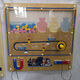 Hongtong Kindergarten Wandspielzeugkorridor Spiel Dekoration Kinder frühe Bildung Montessori Unterricht AIDS Wandbetrieb Kognitiver Brettmaterial Formspiel