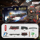 Yunya Super großer Hochgeschwindigkeitsbahnen Trägheitsbahn Emu Model Fuxing Kinder Hochgeschwindigkeit Harmony Train Boy Spielzeug 48-teiliger Set Wasserspray Retro Dampfzug