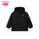 
newbalance nb children's clothing 25 years spring new style men's and women's hooded jacket adjustable windbreaker jacket 7AF12013 7AF12013-BEI khaki 160 cm