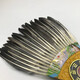 Zhizhou Zhuge Kongming fan large feather fan Bagua Zhuge Liang goose feather fan craft fan handmade dance