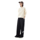 Yunshang Life [Tu Bai] contrasting color Hasselbladder pullover sweatshirt 2025 spring slim top for women V9767 rice apricot color XL (recommended 130-145 Jin [Jin equals 0.5 kg])