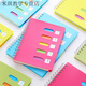 
Notebook with classification label A5 coil book color spiral book thickened rollover PP office classification A5 medium size 14cm*21cm red 687