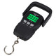 Weiheng hand scale electronic scale portable large-scale handle with tape measure household high-precision hand scale spring scale fish scale black large handle with 1.5 meters tape measure 0kg 0