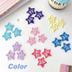 Star hair clip women's hair accessories side clip side bangs clip five-pointed star bb clip cute children's hair clip 10 star hair clips