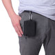 Jiemo 2024 Neues Internet -Promi Mini Coin Wallet Card Bag Canvas Kleine Brieftasche Reißverschluss Außenbeutel Autoschlüssel Schwarze Einzelbeutel