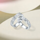 Saturday Fu PT950 platinum ring broken ice simple plain ring platinum ring couple ring No. 20 about 3.82g gift
