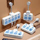 Bull (BULL) same new national standard socket one-turn multi-turn multi-function power strip fast charging plug-in board with edge plug bottom plug multi-hole A2 one-turn two anti-electric shock (short-line version)