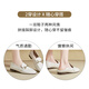 ZHR loafers women's spring and autumn commuting style flat-sole leather shoes women's soft-faced single shoes women AH653 beige 39