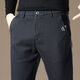 Gy Goldlion 2025 Frühling Casual Hosen für Männer, dicker, schlanker koreanischer Stil trendy und vielseitiger Ruhe WX653 Schwarz 28 (Taillenumfang 2 Fuß 1)