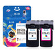 
Gezhige 815 ink cartridges Suitable for Canon 816 ink cartridges MP288 mp498 IP2780 MX368 IP2788 ink cartridges 815/816 black color set display ink volume in total 1050 pages