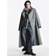 Peacebird [même style dans le centre commercial] Vêtements féminins 2025 Spring Nouveau Silhouette Windbreaker Silhouette A1Bef1396 Gray L 165