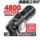 One-point purchase of super bright mini LED strong light flashlight, rechargeable three-eye outdoor lighting, long-range portable small steel cannon, three-core upgrade 3998N, super bright + flash