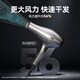 Fire Phoenix Hair Dryer 6600X, high power 2400W for hair salons, high wind power, low noise, home constant temperature hair care, no hair damage, professional hair dryer for barber shops, home appliances 6600H+ titanium gray (four-speed wind)