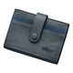 Jinlilai authentine en cuir bagage permis de conduire de conducteur portefeuille mince masculin multi-carte 2023 Nouvelle carte clip de carte Blue Grey