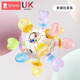 New Andai Manhattan hand-grabbing ball baby teether oral period 0-3-6 months can chew food-grade grip training Stella Galaxy