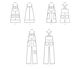 McCall's Kids and Girls Pinafore and Overalls Seam Pattern