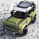 Mppmck kompatibel mit Lego Land Rover Defender Building Block Off-Road-Fahrzeug Erwachsene hohe Schwierigkeitsgrad großer Boy Assembly Toy 421108 1:14 Return Version Land Rover Defender 753+ Granulat