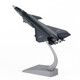 
Not stopped J-20 aircraft model alloy simulation military model ornament children's gift retirement souvenir 1:72 black WZHL-15935