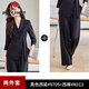 皮尔卡丹杏色感西装套装女春秋2025新款小个子气质职业装女士西服外套 6625杏背心 L